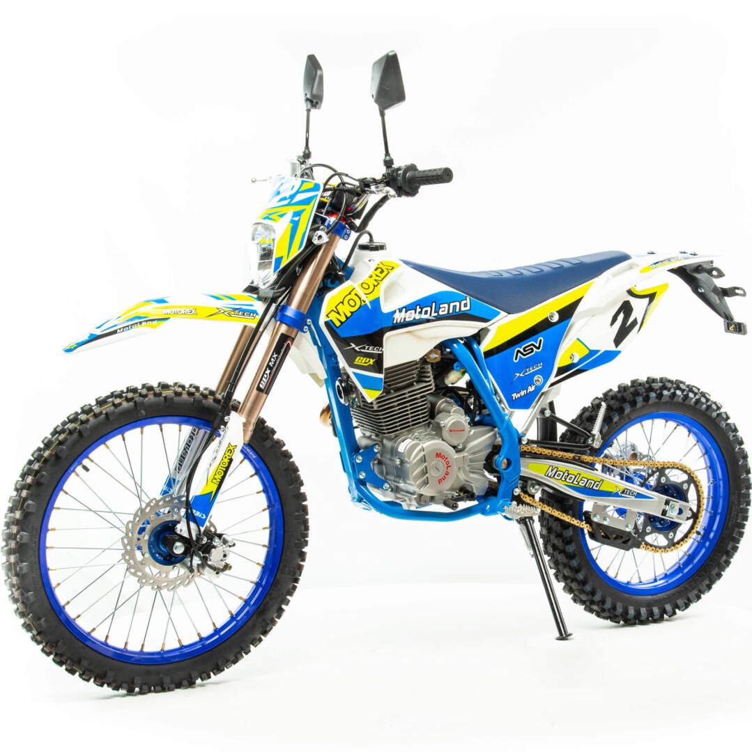 Мотоцикл Кросс 250 см3 XT 250 HS Motoland (172FMM) 21/18 зеленый ПТС
