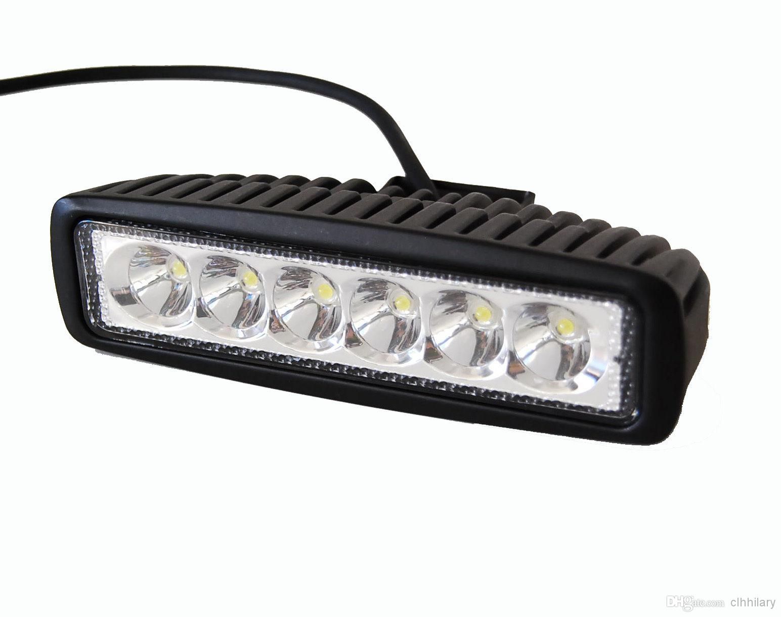 Фара светодиодная Epistar 18W 6*3W (spot ДС)