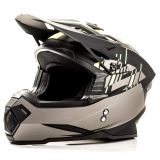 Шлем мото кроссовый HIZER J6801 #1 (XL) gray/lemon