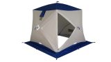 Палатка зимняя Призма Термолайт бело-синий 185*185 композит