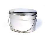 Котелок 6 л низкий крышка без ручек нерж.