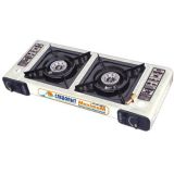 Плита наст. газовая "СЛЕДОПЫТ - MaximuM", двойная (с переходником)