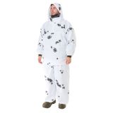 Костюм  маскировочный зимний Метель с молнией &quot;Клякса&quot; бязь (Размер 50-56, Рост 176-182 )