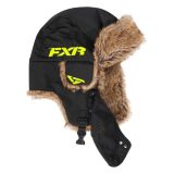 Шапка FXR Trapper, унисекс (Black/Hi Vis, L-XL)