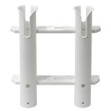 Держатель для спиннинга (пластик/белый) 2 стакана