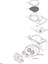 Патрубок воздухоочистителя 550 Ski-Doo