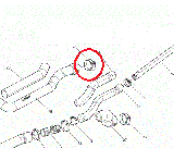 Хомут трубки охлаждения 600 E-Tec Ski-Doo