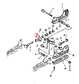 Втулка пружинная подлома задней подвески VK540 Yamaha