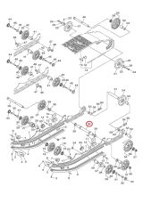 Ось задней подвески Venture TF Yamaha