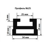 Склиз (накладка на рельс) RX1/Vector/VK540IV Yamaha (графит) 1445 мм Garland