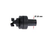 Фитинг-переходник байонетного типа для насоса лодок ПВХ (серый)