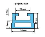 Склиз (накладка на рельс) RX1/Vector/VK540IV Yamaha (синий) 1445 мм Garland