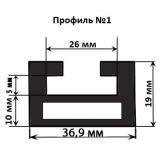Склиз (накладка на рельс) Skandic WT/SWT&#039;-12 Ski-Doo/Россомаха/Тайга SPI