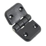 Петля дверная 80х50х15,5мм (черн/пласт)