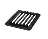 Решетка вентиляции 143х125мм (пласт/черн)