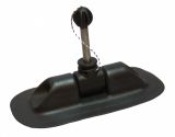 Уключина для лодок ПВХ овальная черная (нержавеющая сталь)