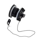 Клапан сливной лодок ПВХ с пробкой (пластик/черный), H=36мм