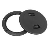 Лючок палубный круглый, 152мм (черн/пласт)