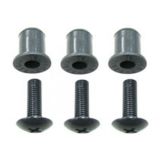 Комплект крепления ветрового стекла снегоходов Yamaha (3 гайки, 3 болта) SPI