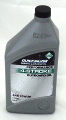 Масло моторное 4-тактное для лодочных моторов Quicksilver, 1 литр