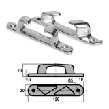 Планка киповая прав/лев (нерж) 120мм