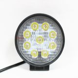 Фара светодиодная(кругл) CP-27WR 9*3W Epistar (spot ДС) CP-27R