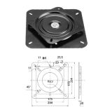 Переходник-основание для сидений (мет/черн) 175х175мм и 234х234мм