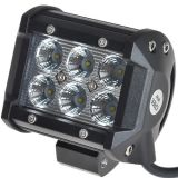 Фара светодиодная (квадрат) 18W 6*3W Cree (spot ДС) (УТ000001496) NG0043