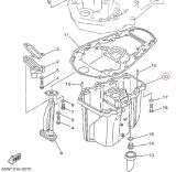 Поддон масляный F25A Yamaha
