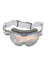 Очки снегоходные Hoot (мышино-серый, ярко-зеленый) Dye Snow D2S