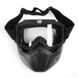 Очки-маска разборные (черный/прозрачная) Китай