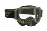 Очки снегоходные (хаки/прозрачная) Leatt Velocity 4.5 SNX Goggle