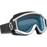 Очки снегоходные (белый/голубая) RECOIL XI SNOW CROSS Safari SCOTT