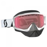 Очки снегоходные (белый/черный/розовая) Husle X Snow SCOTT