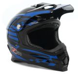 Шлем мото HIZER B6196 (XL) #2 black/blue