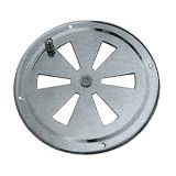 Решетка вентиляции D=127 мм с заслонкой (нерж)