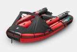 Лодка надувная GLADIATOR E380X красно-черный