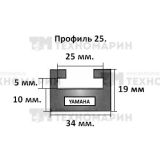 Склиз (накладка на рельс) RX1/Vector/VK540IV Yamaha (графит) 1676 мм SPI