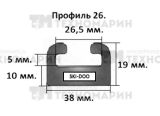 Склиз (накладка на рельс)  Expedition/Skandic XU Ski-Doo (графит), 151см Garland