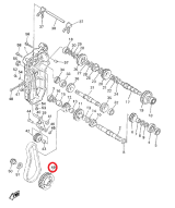 Звездочка редуктора ведомая VK540IV&#039;13-14 Yamaha