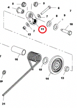 Кронштейн пружины задней подвески WT IQ Polaris