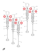 Сухарь клапана впускного/выпускного Venture MP Yamaha