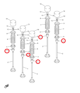 Колпачок маслосъемный Venture MP Yamaha