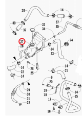 Бачок расширительный XF1100 Turbo SnoPro Arctic Cat