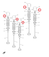 Шайба регулировочная клапана 1,70 Venture MP Yamaha