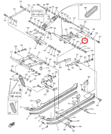 Кронштейн задней подвески VK10 Yamaha