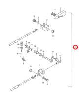 Набор для подключения ДУ газ-реверс DT15S Suzuki