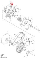 Гайка болта ролика/грузика ведущего вариатора VK540III/VK540IV Yamaha