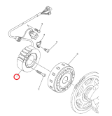 Статор генератора Venture MP Yamaha (SM-01361)