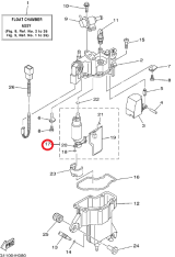 Насос топливный высокого давления F40FET Yamaha